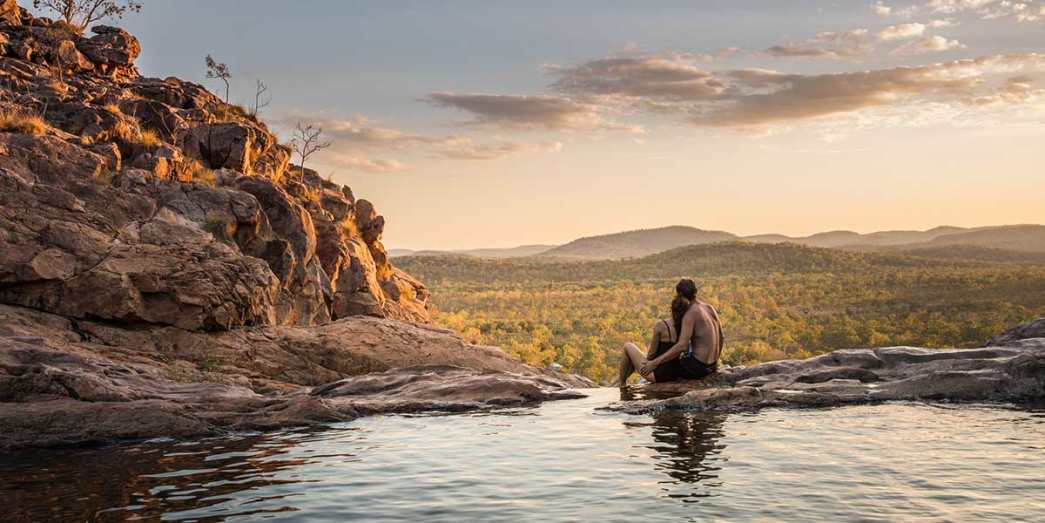 Breathtaking natural landscapes of Kakadu National Park on a sunset