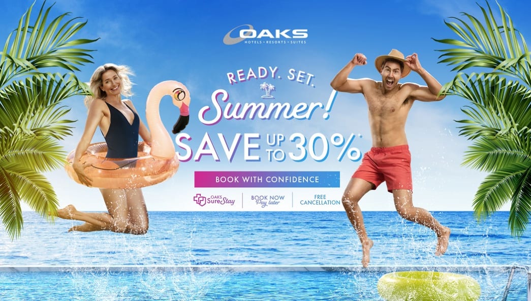 Oaks Hotels, Resorts & Suites Announces ‘Ready.Set.Summer’ Offer