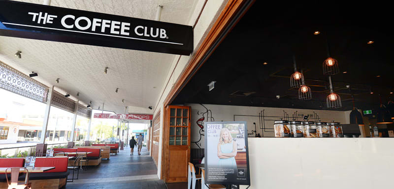 people enjoying coffee at The Coffee Club restaurant in Gladstone