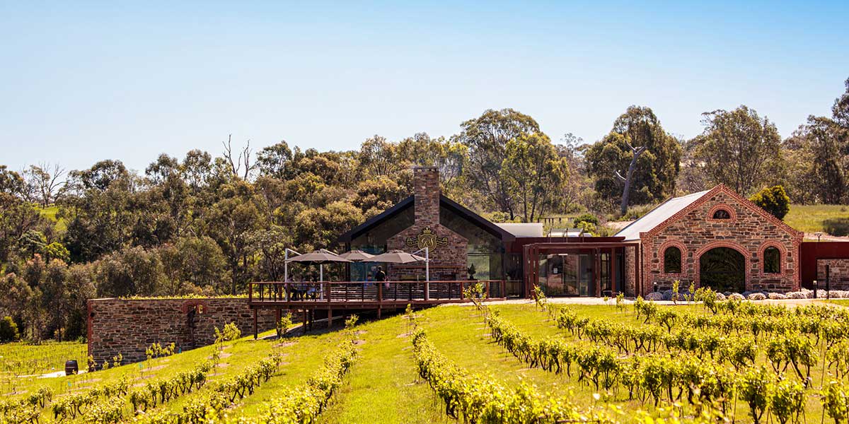 St Hugo cellar door including bushvines at Barossa Valley 