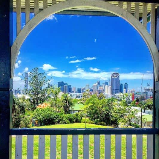  View from the top of Highgate Hill Park Brisbane