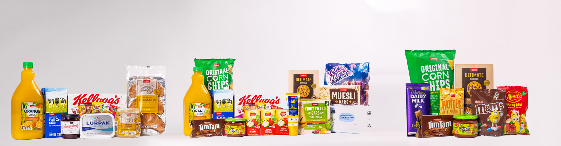 add a Grocery hamper partner with coles to your stay at oaks hotels and resorts banner 