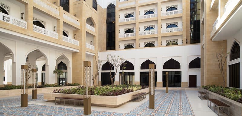 Al Najada Doha Hotel Apartments by Oaks - Court Yard
