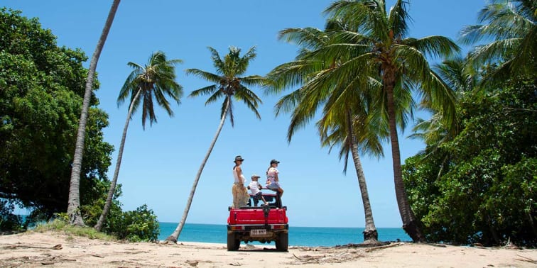 View of blue Magnetic Island 