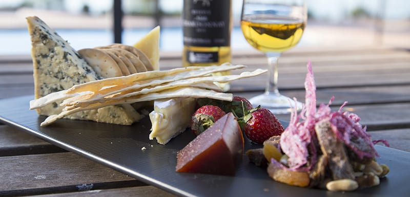 Boutique wines and delicious cheese plates from Bodega Restaurant