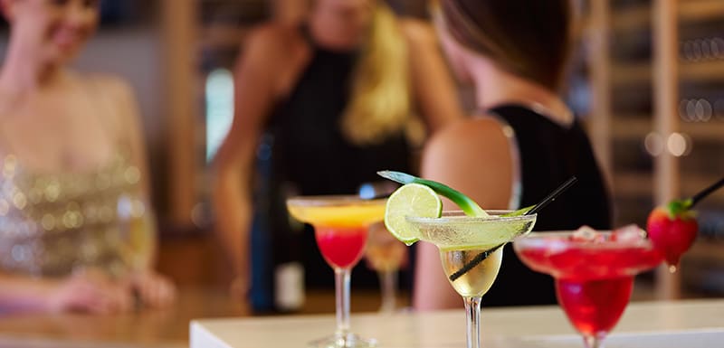 cocktails at Bodega Bar oaks cypress lakes hunter valley