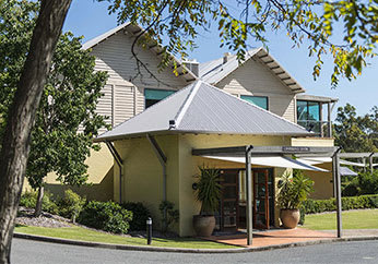 exterior view of conference centre function room at oaks cypress lakes resort in hunter valley nsw