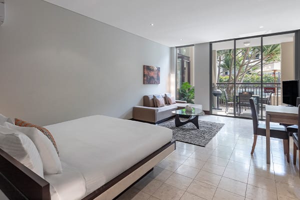 Oaks Santai Resort Casuarina Studio Pool Bedroom