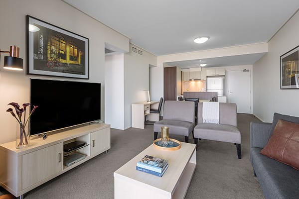 Oaks Brisbane Aurora Suites 2 Bedroom Executive River View
