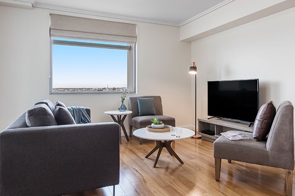 2 bedroom city apartment with Brisbane and Southbank city view  at Oaks Casino Towers hotel