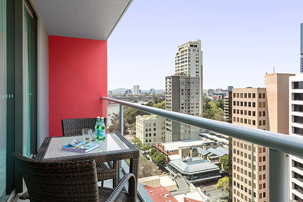 Brisbane City View at Oaks Brisbane Felix Suites 1 Bed Apartment 