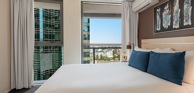 Oaks Brisbane on Felix Suites 2 Bedroom with City View