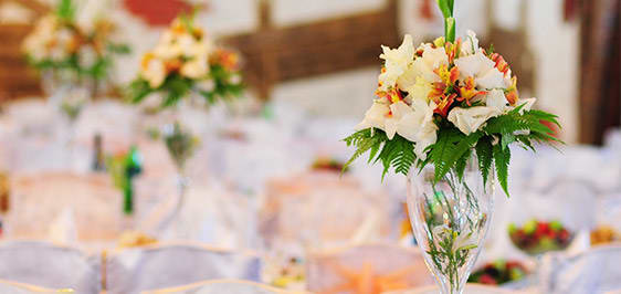 beautiful wedding reception with exquisite table settings and vegetarian catering options in Townsville, Australia