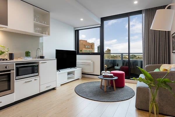Oaks Melbourne Southbank Suites 1 Bedroom View