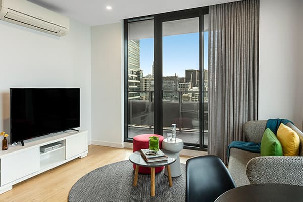 Oaks Melbourne Southbank Suites 2 Bedroom View