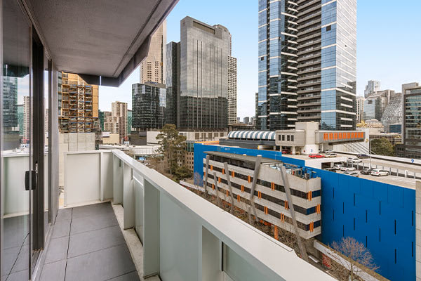 Oaks Melbourne Southbank Suites 2 Bedroom Balcony