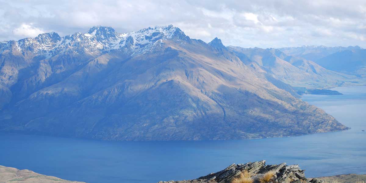 Picturesque view of Lake Wakatipu Queenstown New Zealand