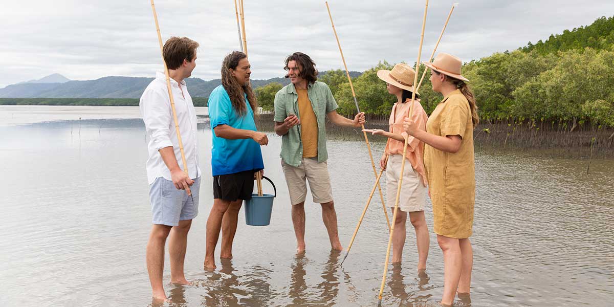 Tourists get to connect with Kuku Yalanji People at the Daintree Heritage