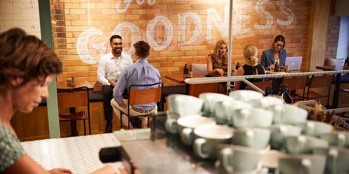Burnett Lane, one of Brisbane CBD’s top spots for great coffee, after-work drinks or late-night cocktails