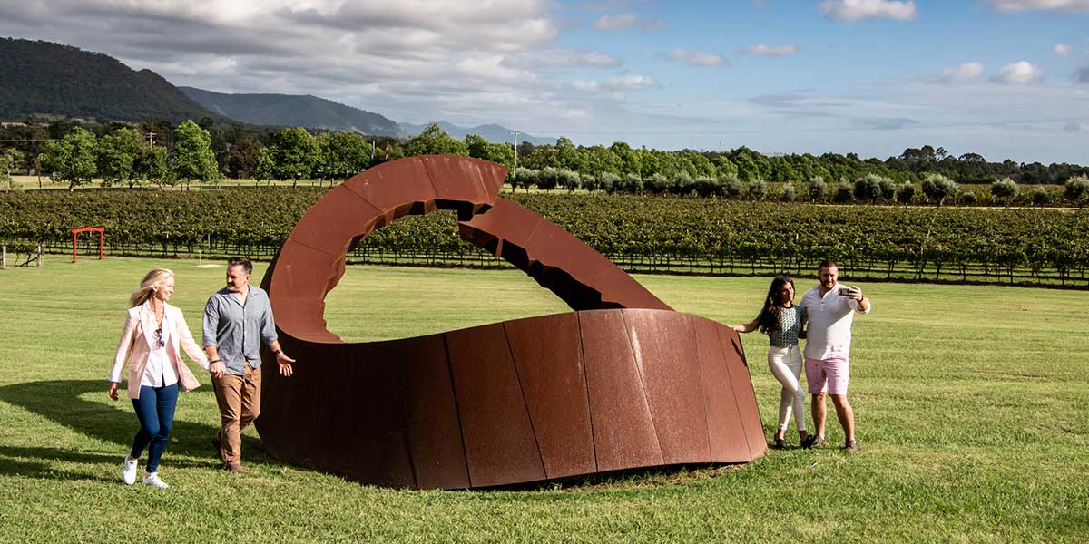 Gallery and sculpture park in Winmark Art Gallery, Hunter Valley New South Wales