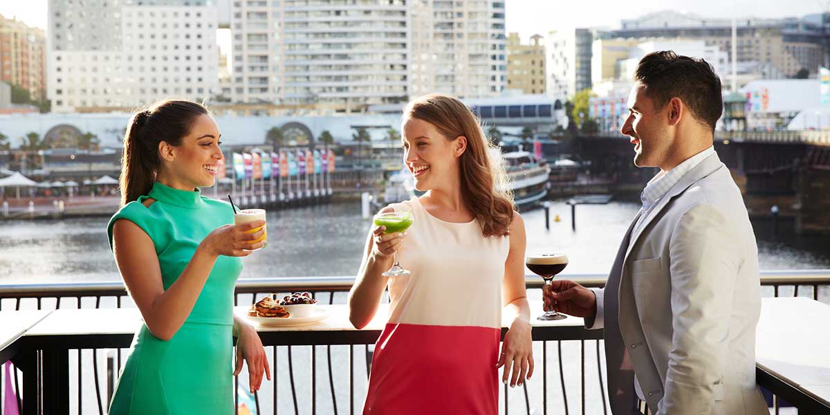 Darling Harbour Cafe Del Mar Mandatory credit Destination NSW