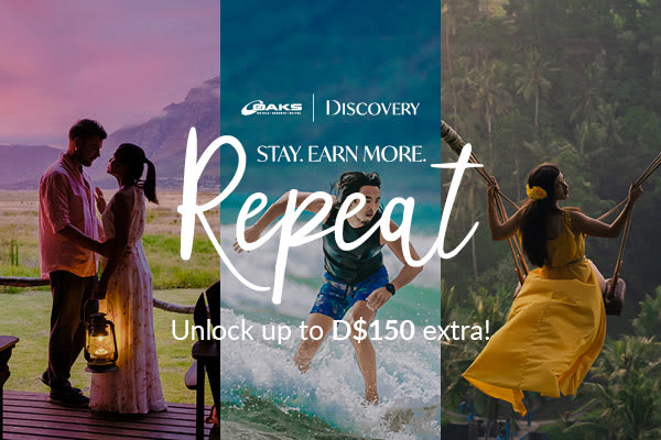Oaks DISCOVERY Multistay member exclusive tile