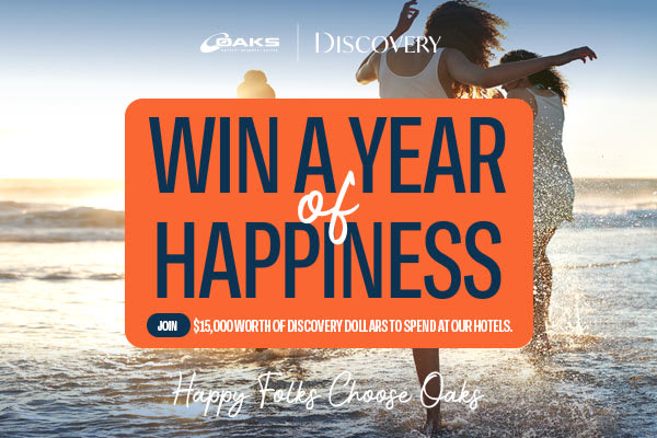 Oaks DISCOVERY competition Win a Year of Happiness Tile