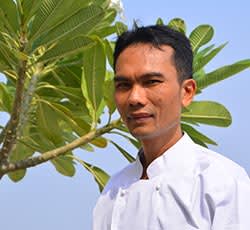 Chef Anuwat Chantakorn at Oaks Bodhgaya