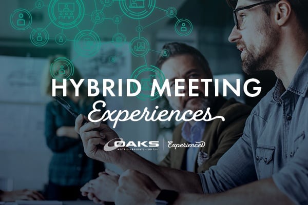 Connect, engage and interact with your audience with Oaks Hotels, Resorts & Suites hybrid meeting experiences.